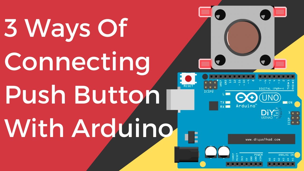 3 Different way of connecting push button - Arduino