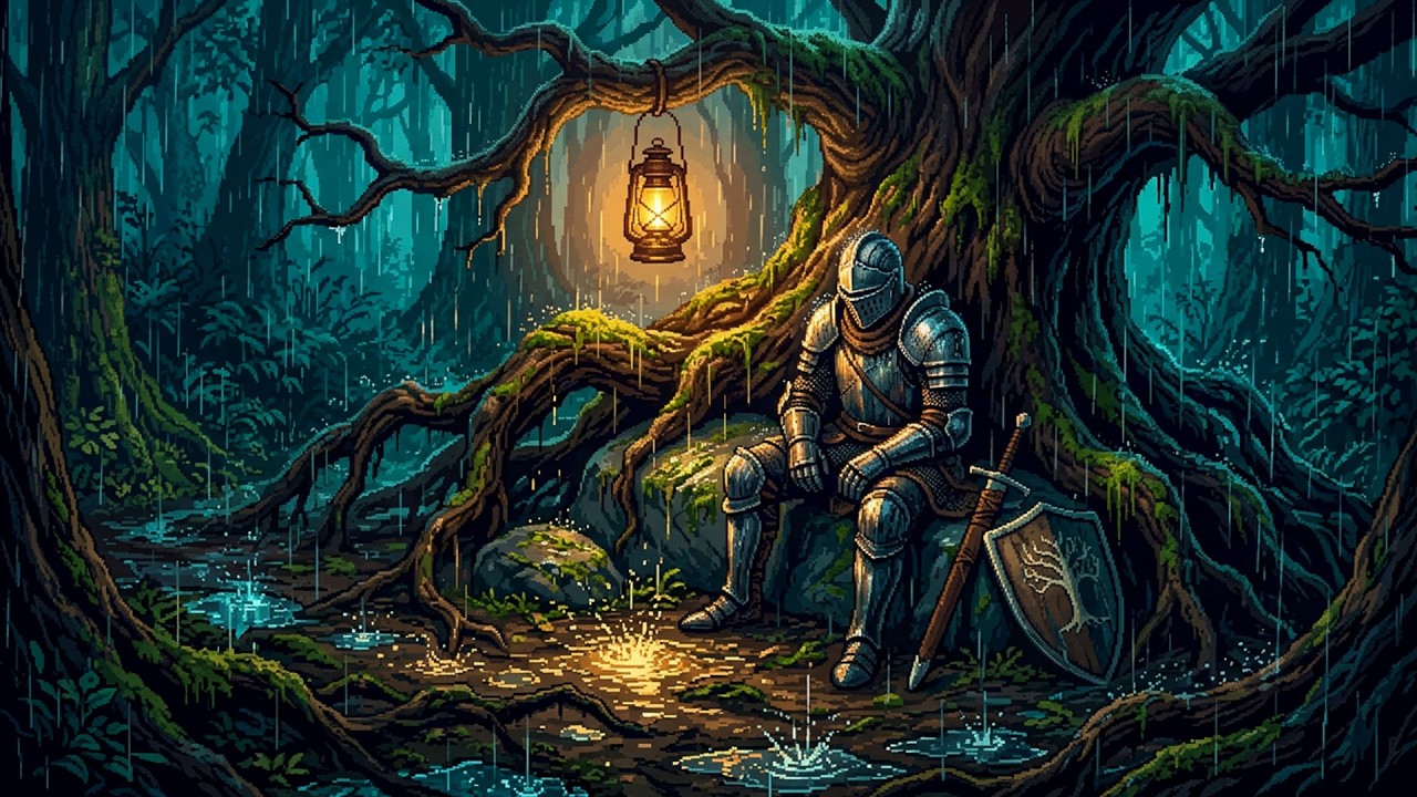 Rest beneath the old tree, traveler… The lantern will guide you