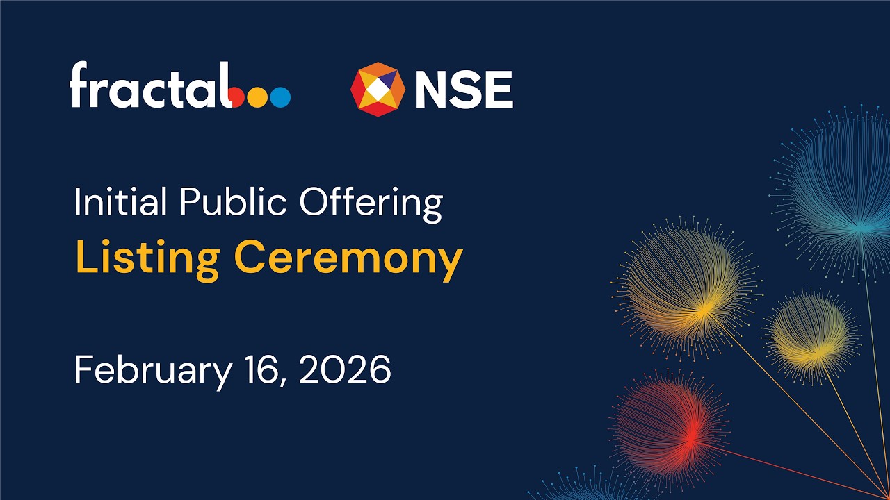 Celebrate Together | Fractal Analytics goes Public | Live Streaming on 16th February