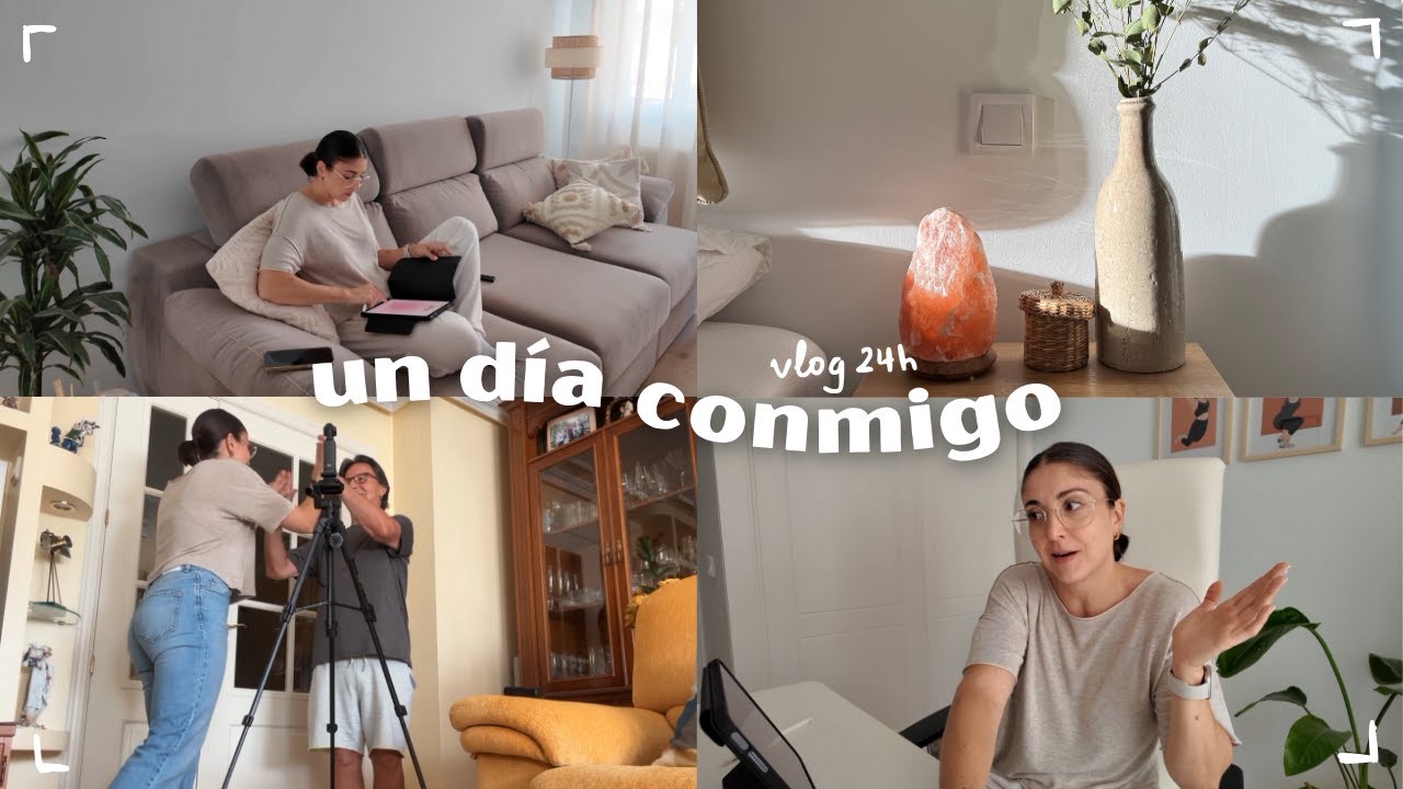 ✨ mi RUTINA como creadora de contenido UGC | 🎥 🎬 grabo un contenido con MI PADRE | nuevos LEGGINS