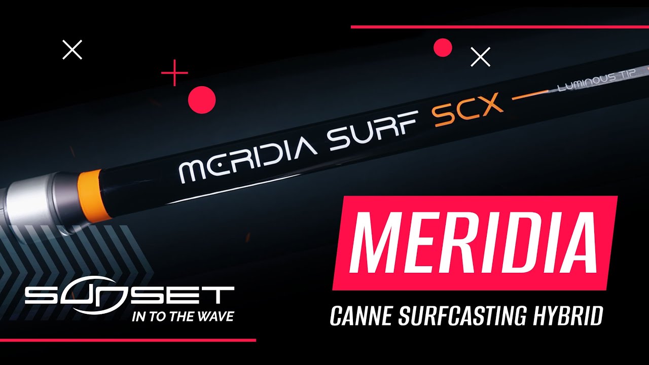 CANNE SURFCASTING SUNSET MERIDIA SURF HYBRID