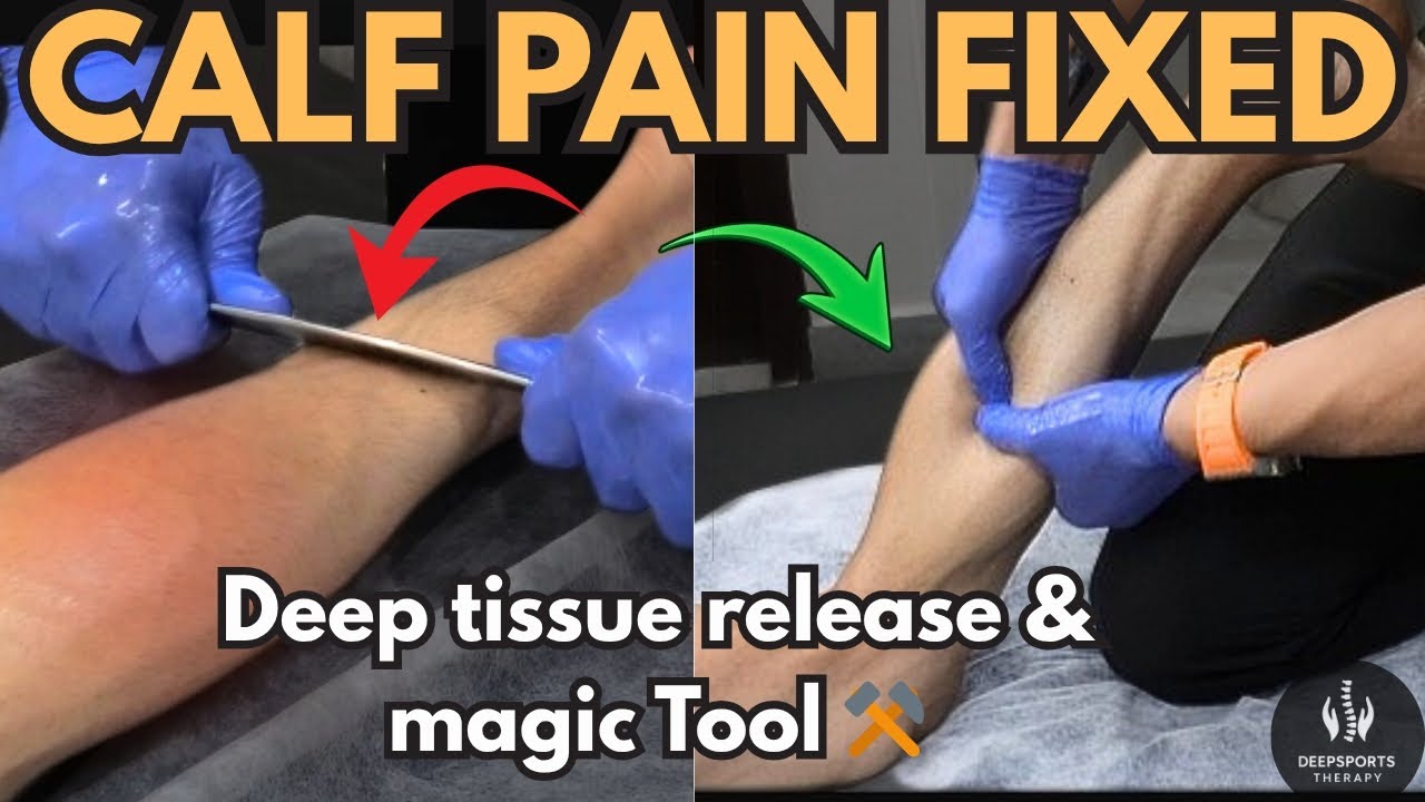 Deep Calf Pain Relief| Deep tissue & scraping massage