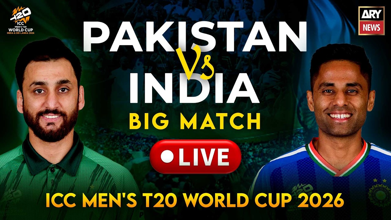 🔴 LIVE || T20 World Cup 2026 | PAKISTAN vs INDIA - BIGGEST CLASH | Who Will Win? || ARY News Live