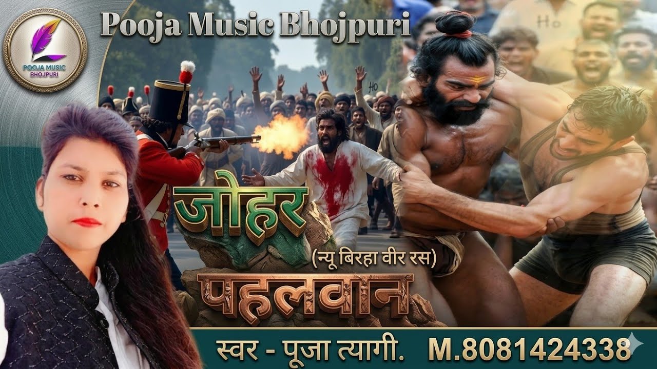 जौहर पहलवान का बिरहा |स्वर - पूजा त्यागी #poojamusicbhojpuri #birha 