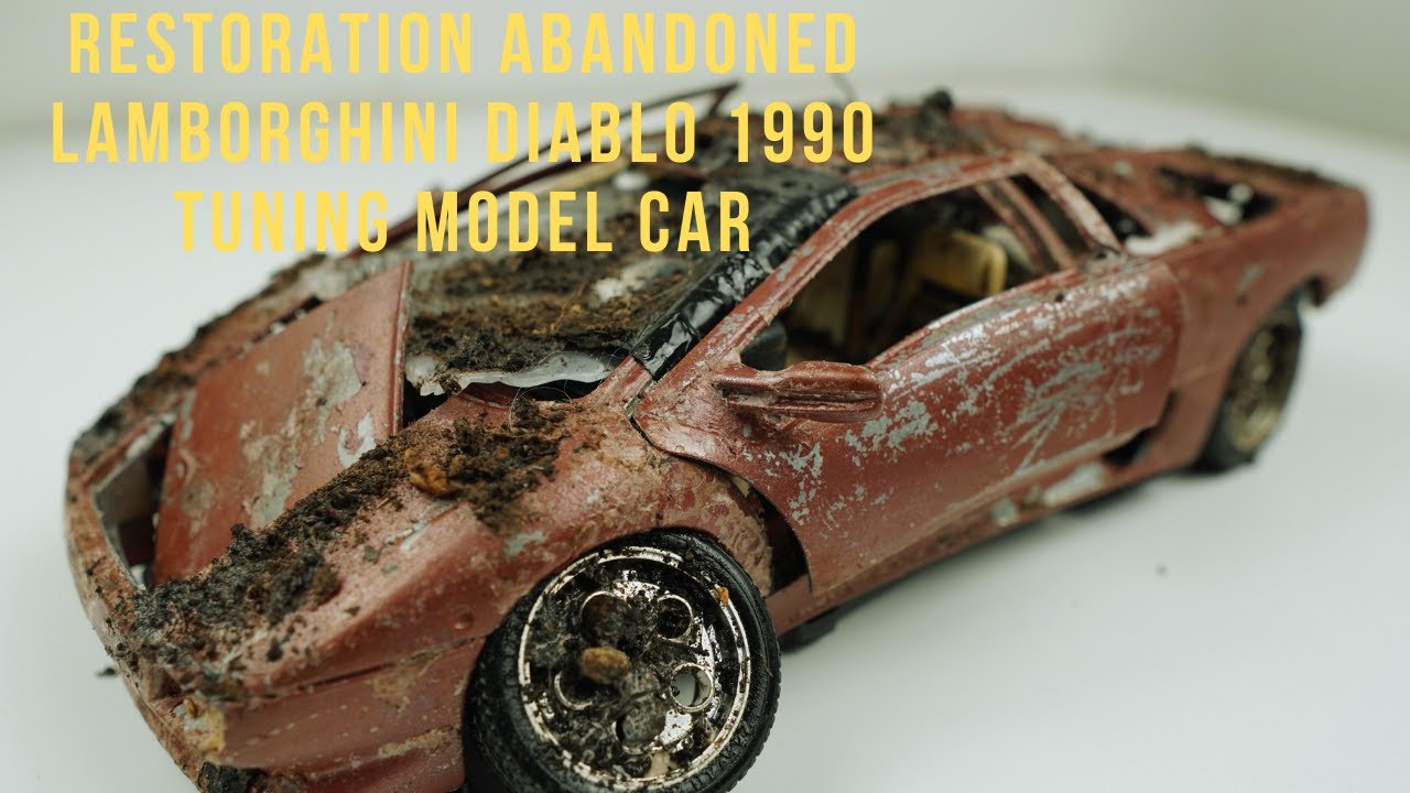 Restoration abandoned Lamborghini Diablo Tuning Model Car by Fantastic Restoretion