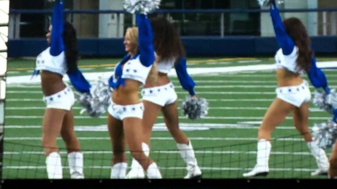 Dallas Cowboys Cheerleaders at practice