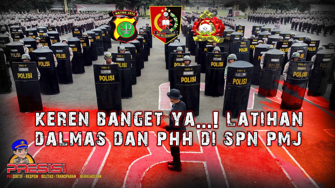 KEREN BANGET YA...! LATIHAN DALMAS & PHH SISWA DIKTUKBA POLRI ANGKATAN 45 T.A 2022 DI SPN PMJ
