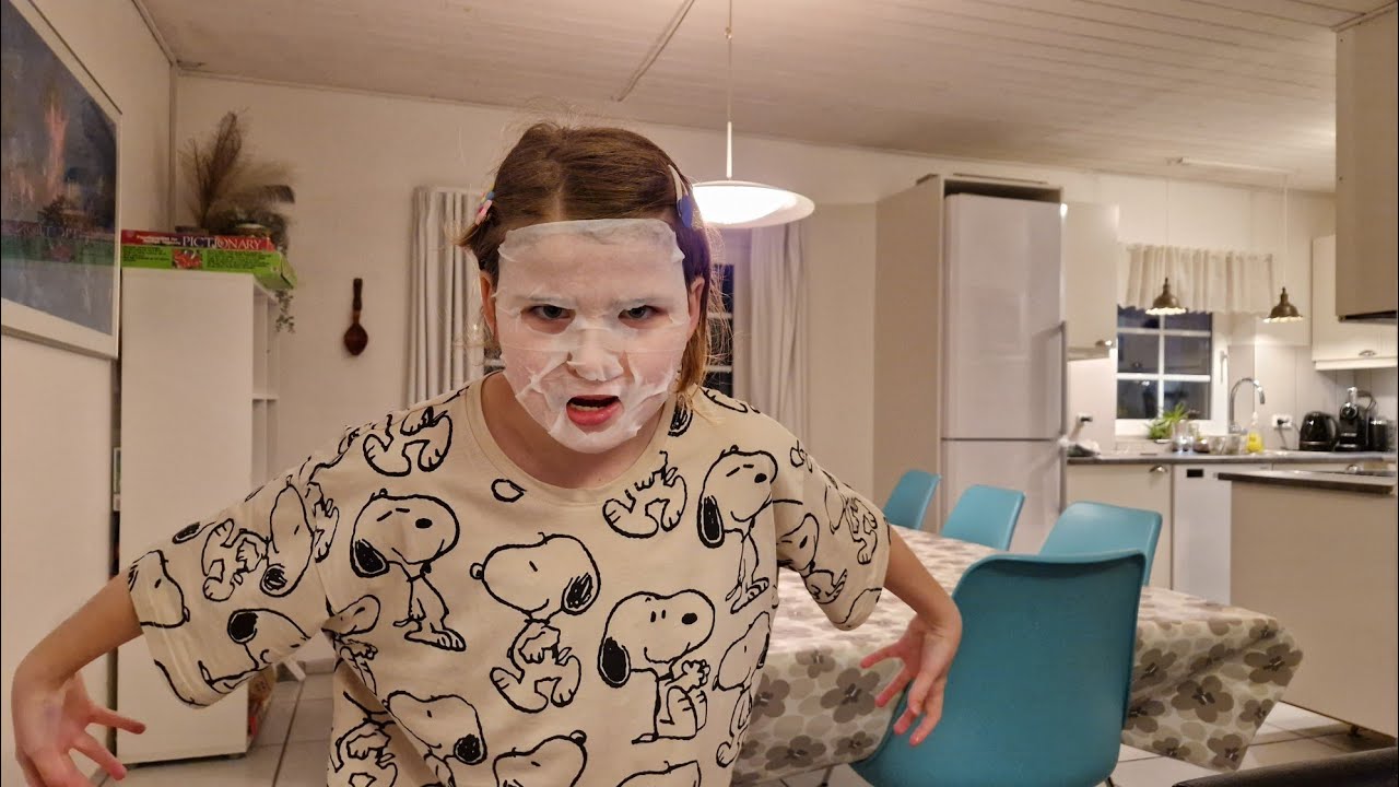 ANSIGTS MASKE SOM DUFTER💨LAVER AFTENSMAD SAMMEN I SOMMERHUSET🥰