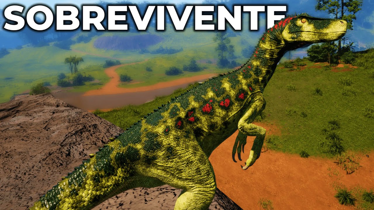 The Isle Realismo -  Esse Herrerasaurus brinca com a MORTE! | Gameplay Imersiva