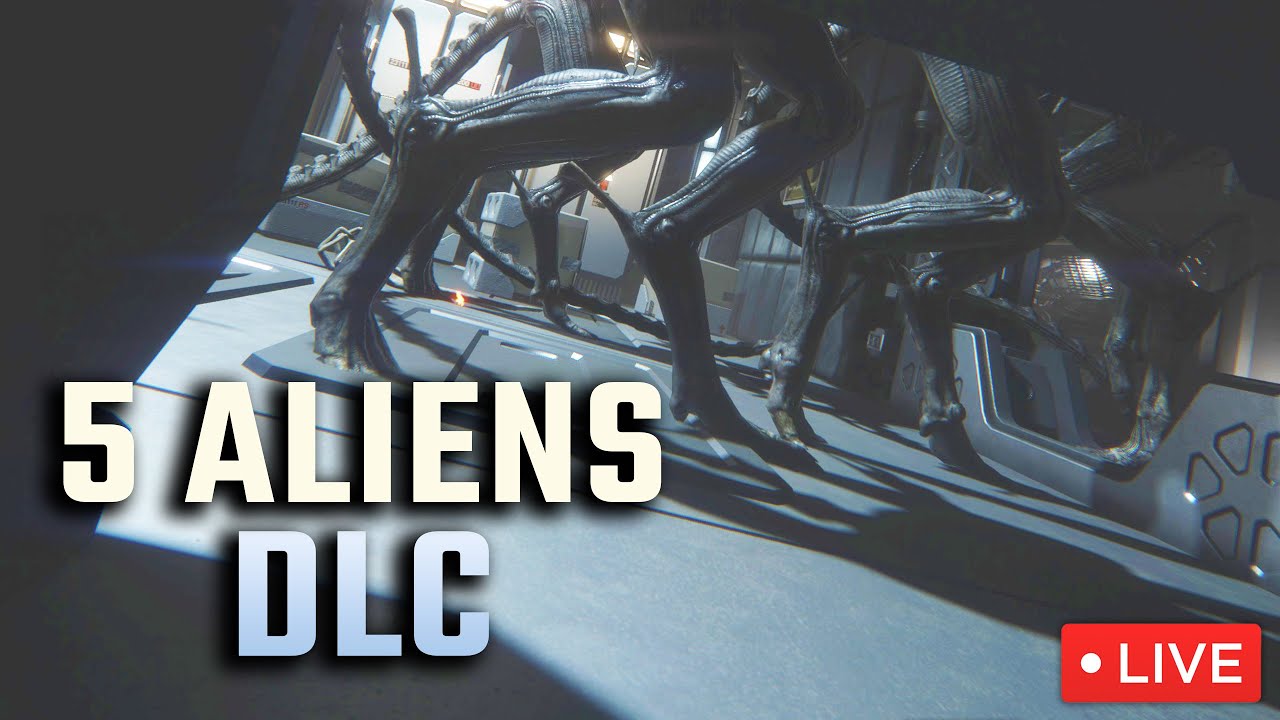 INSANE Alien: Isolation DLC with 5 Aliens and a trolling chat...
