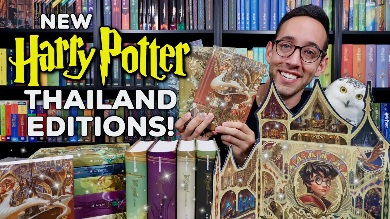 Unboxing the NEW Harry Potter 20th Anniversary Thai Books | INCREDIBLE Artwork