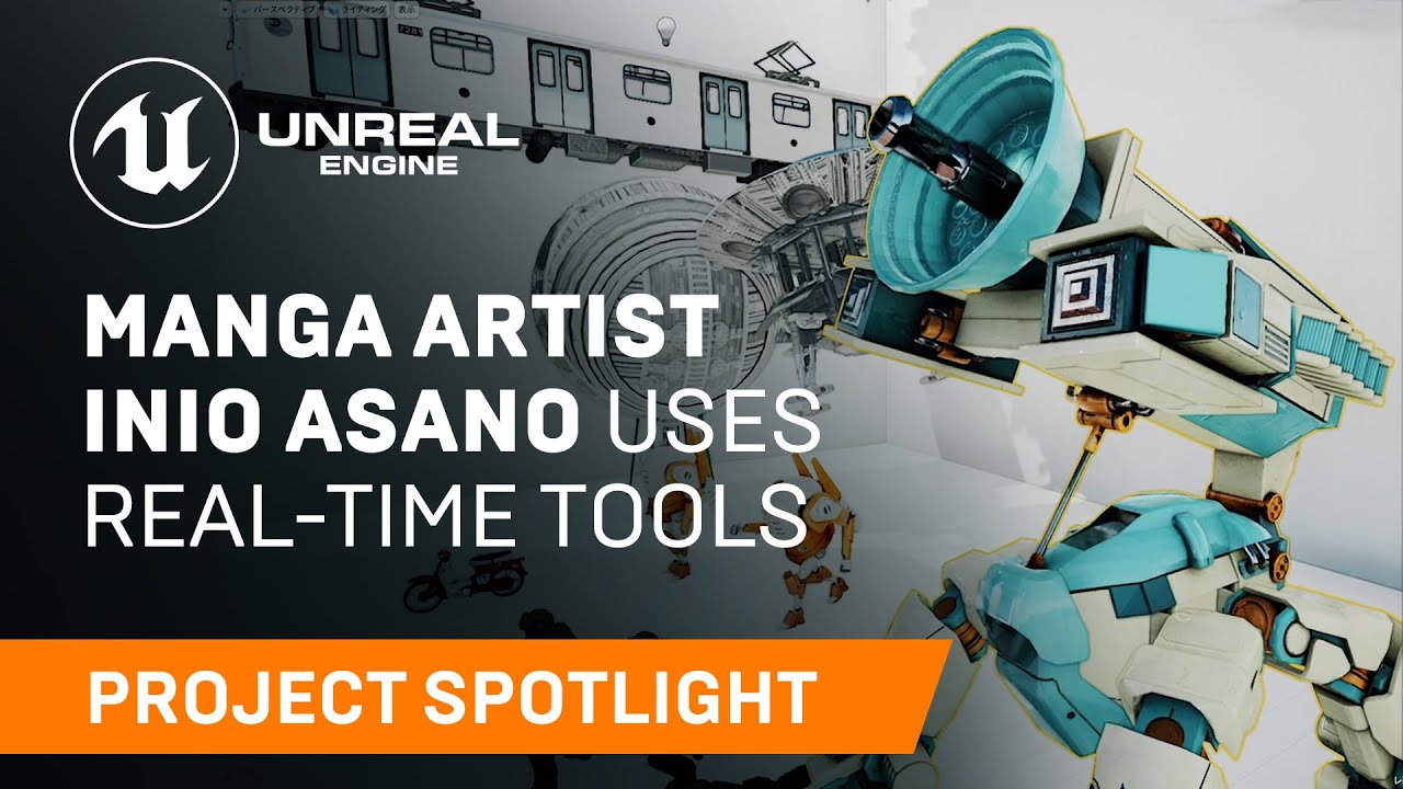 Manga Artist Inio Asano Uses Real-Time Tools | Spotlight | Unreal Engine