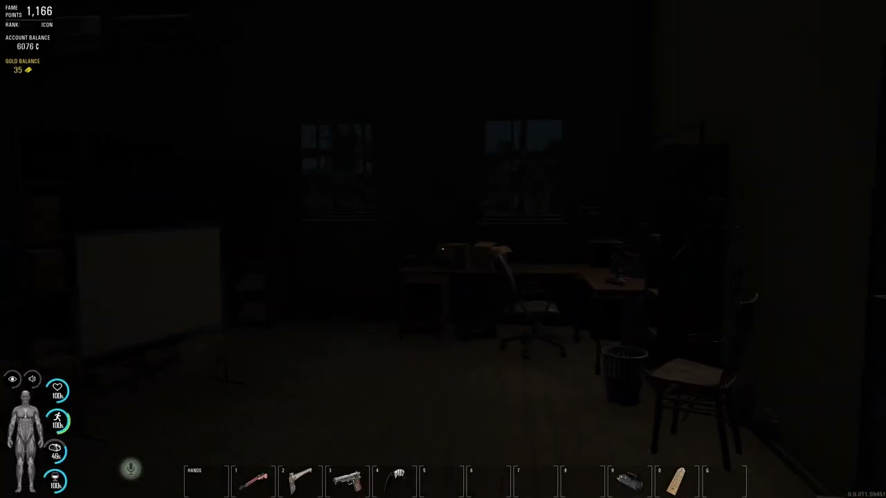 SCUM item rotation for inventory, caloric usage rate