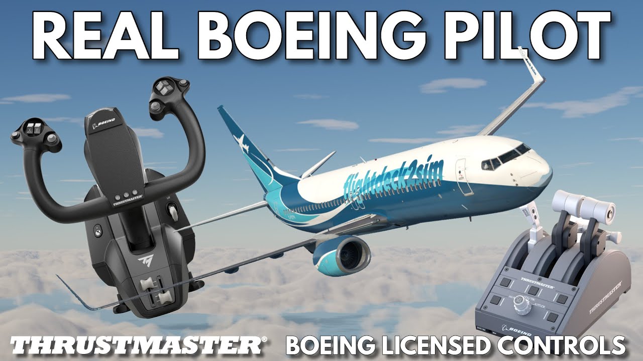 Настоящий пилот Boeing | Штурвал и дроссель Thrustmaster TCA Boeing | Первый взгляд и впечатления