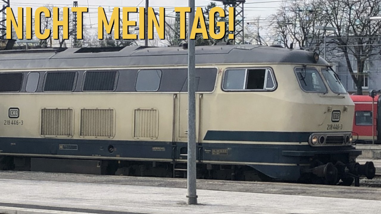 Alles lief schief in Ulm! – Vectron-Sandwich, ICE 4 & eine verhinderte 218.