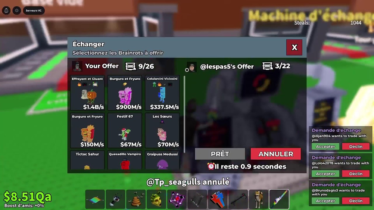Live SAB trade dans mon serv a cause des scripts je cherche offre pour mon dragon.