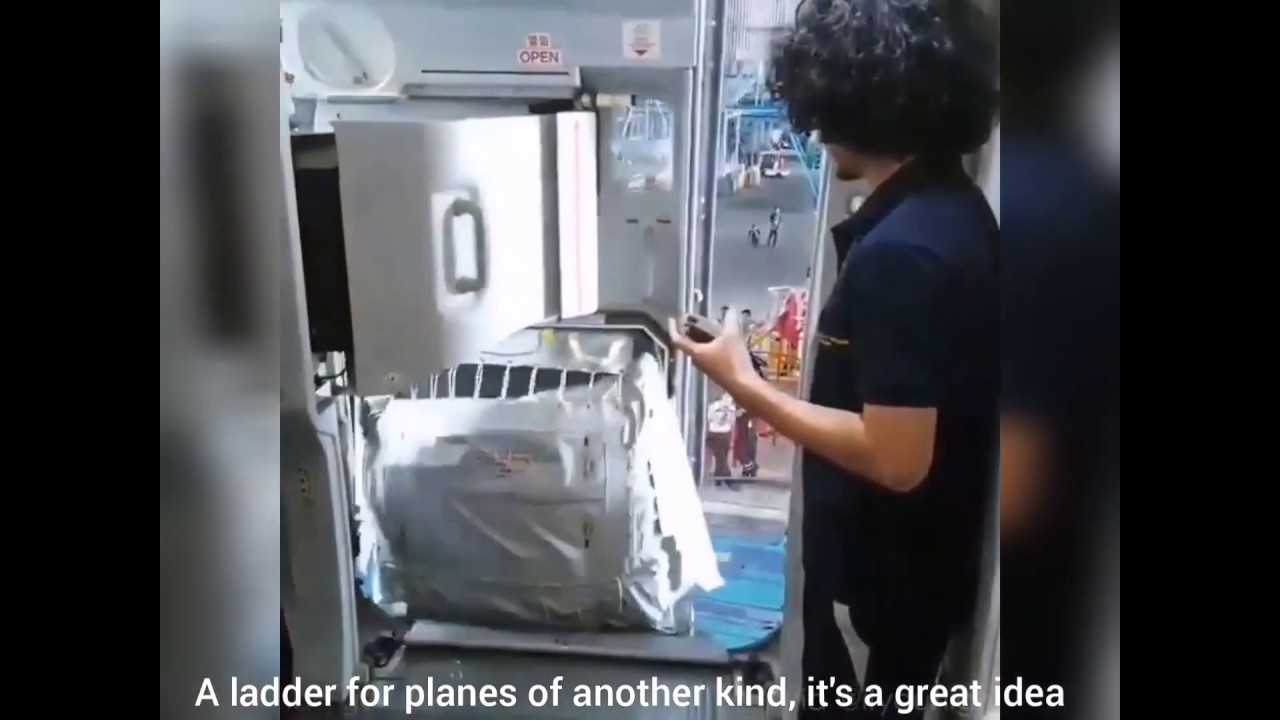 you will like this ladder for airplanes