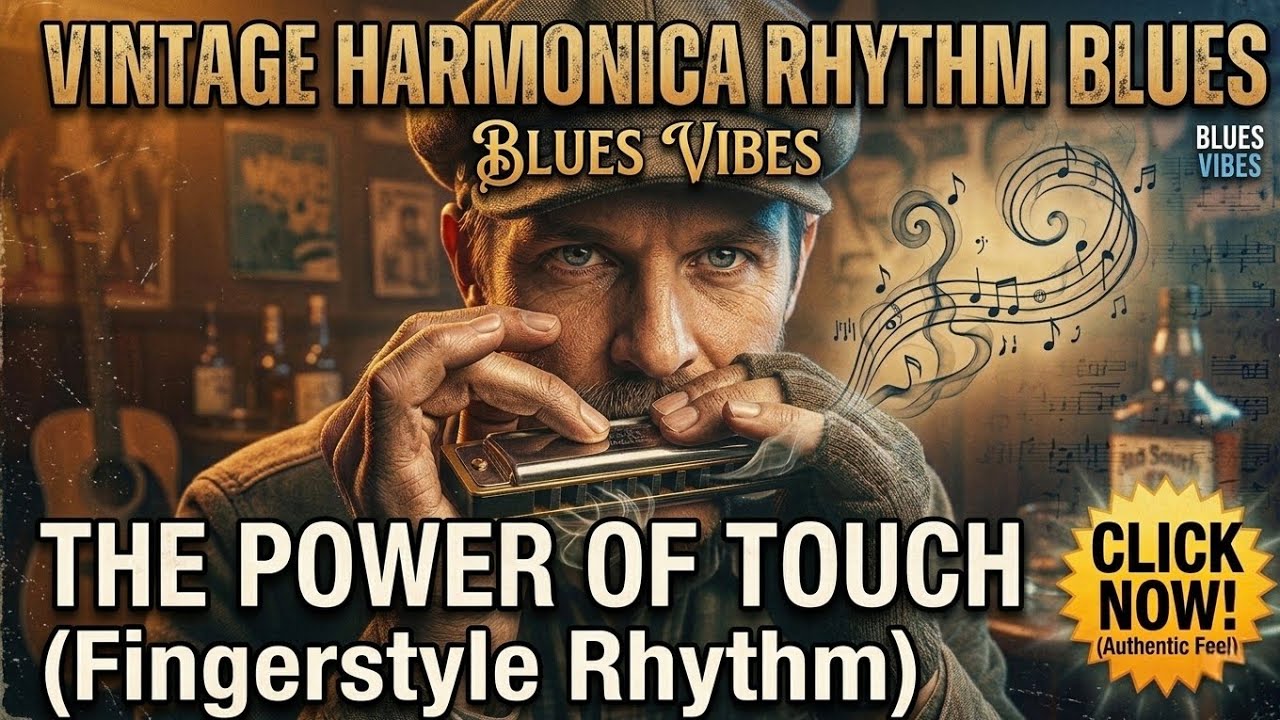 Harmonica Rhythm Blues : nuance of Blues rhythm with the touch of the fingers.