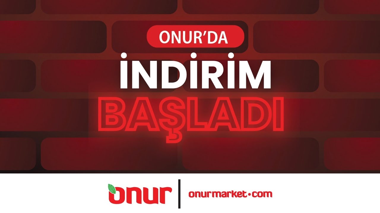 Onur'da İndirim Başladı