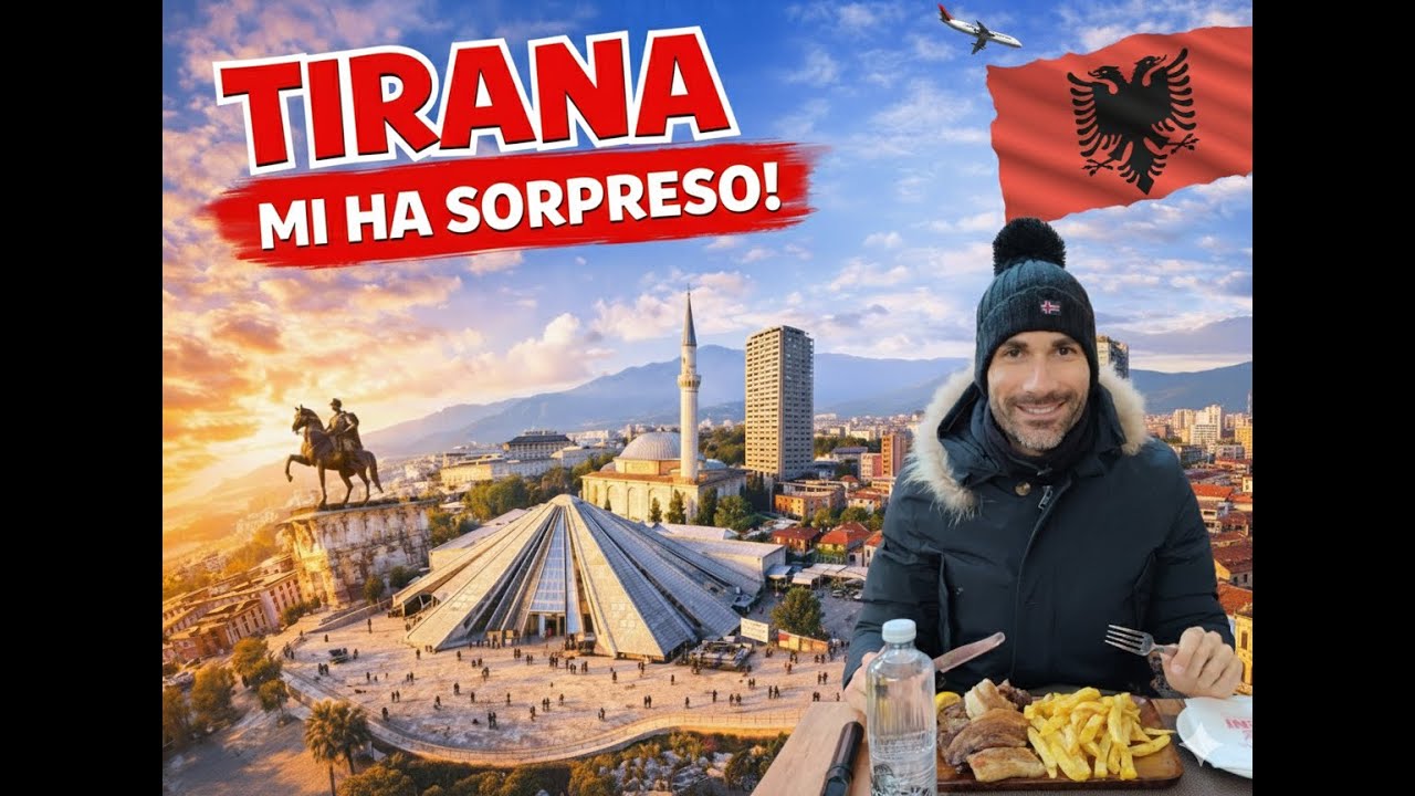 TIRANA mi ha sorpreso!  4K #tirana