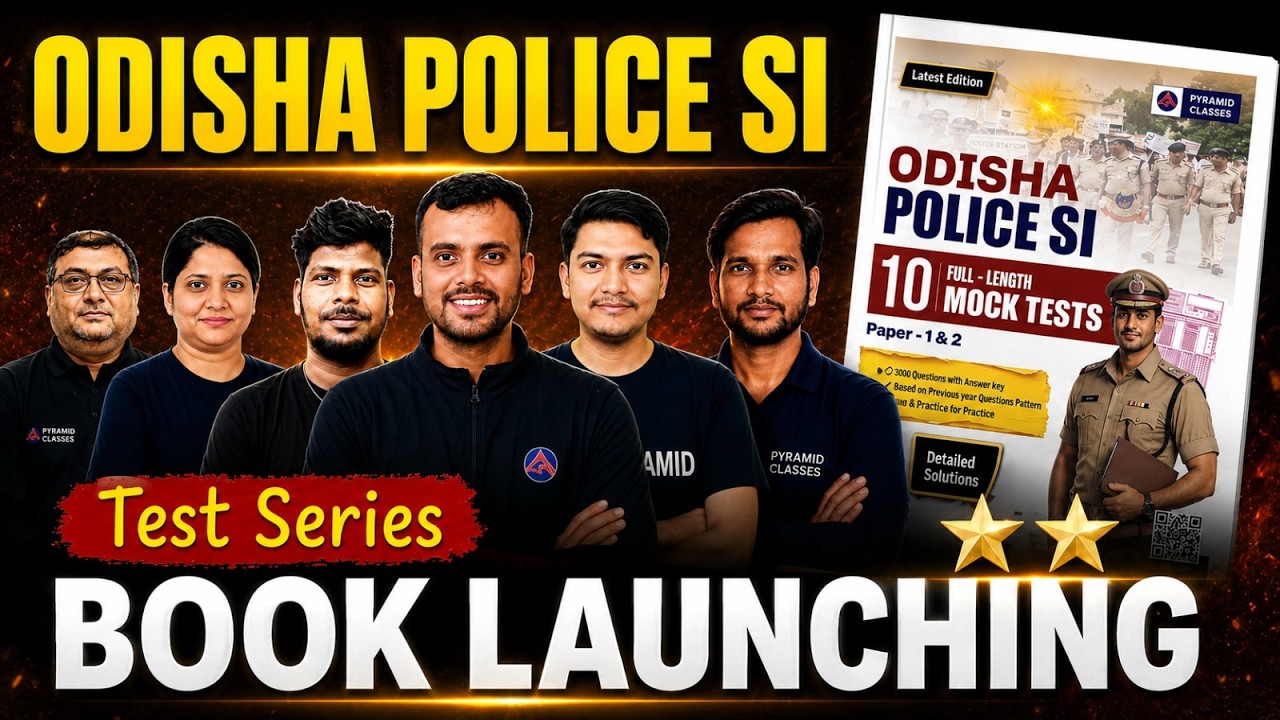 odisha police recruitment 2026 | odisha police si mock test | odisha govt job | pyramid classes