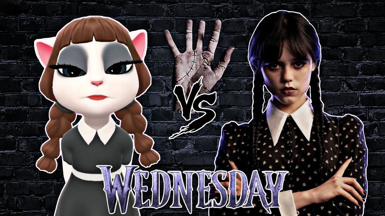 My Talking Angela 2 - Christmas Update Gameplay ☃️🎄| Angela Vs Wednesday Addams 🖤