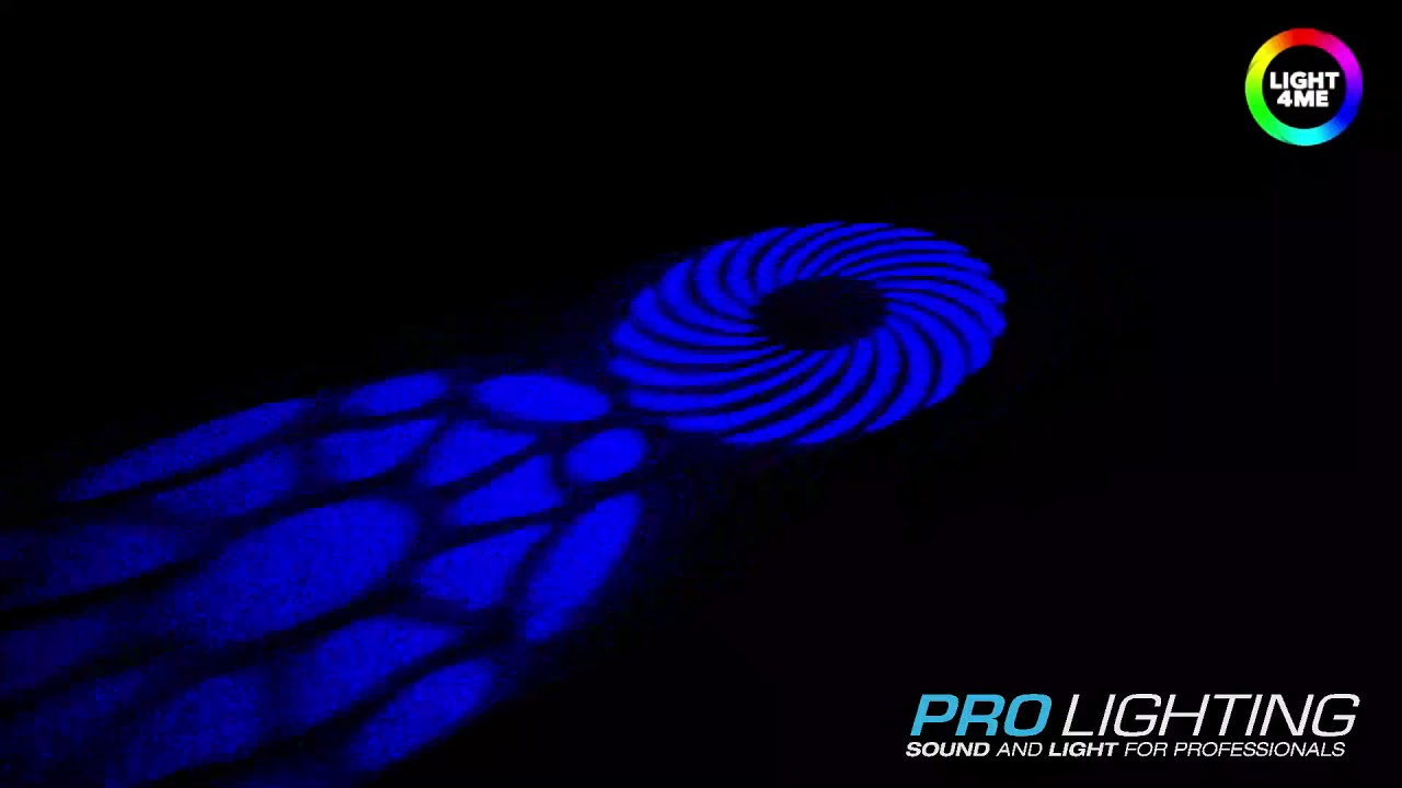 LIGHT4ME GOBO FLOWER WH EFFECT LED GOBO 8x3W CREE