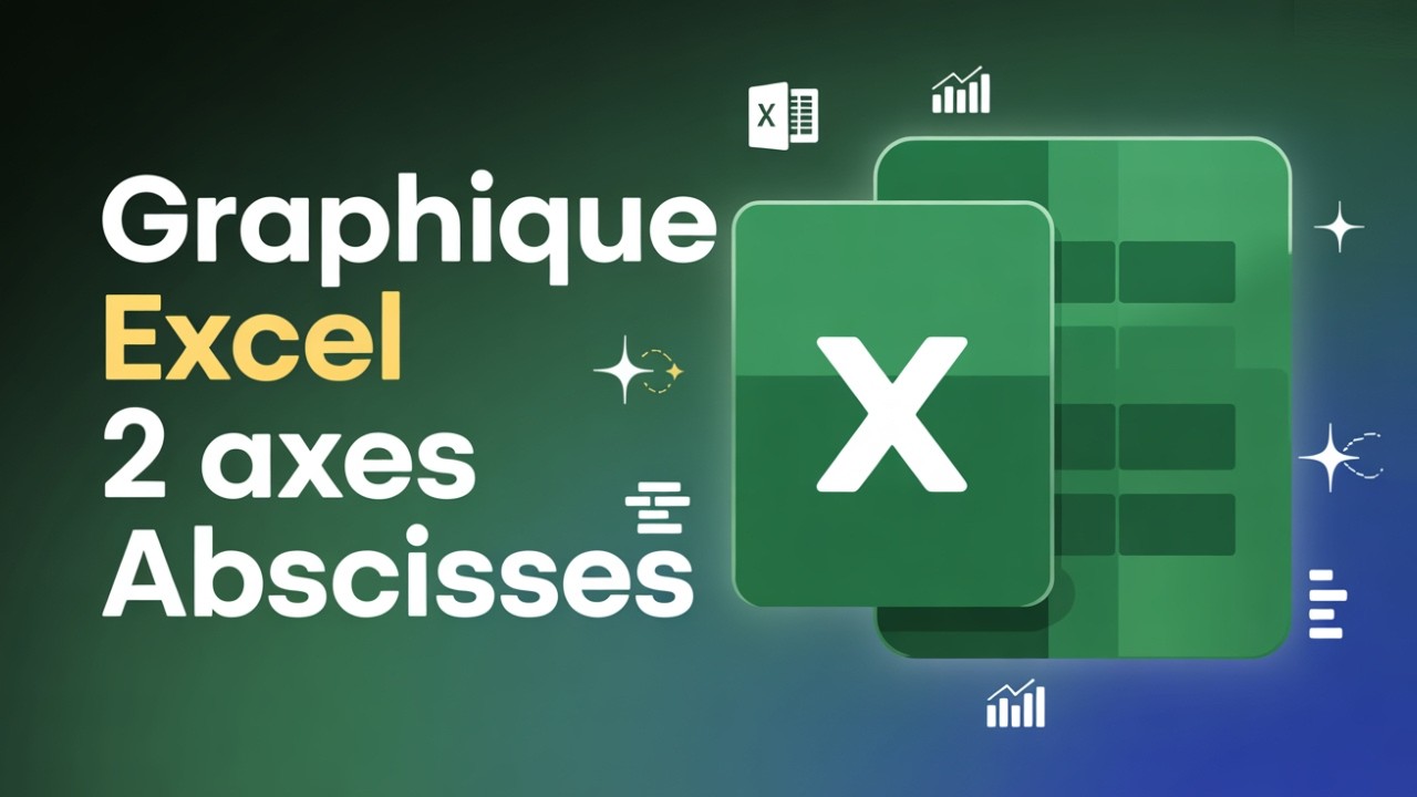 Excel : Graphique avec 2 Axes d’Abscisses 📊 en 1 Minute !