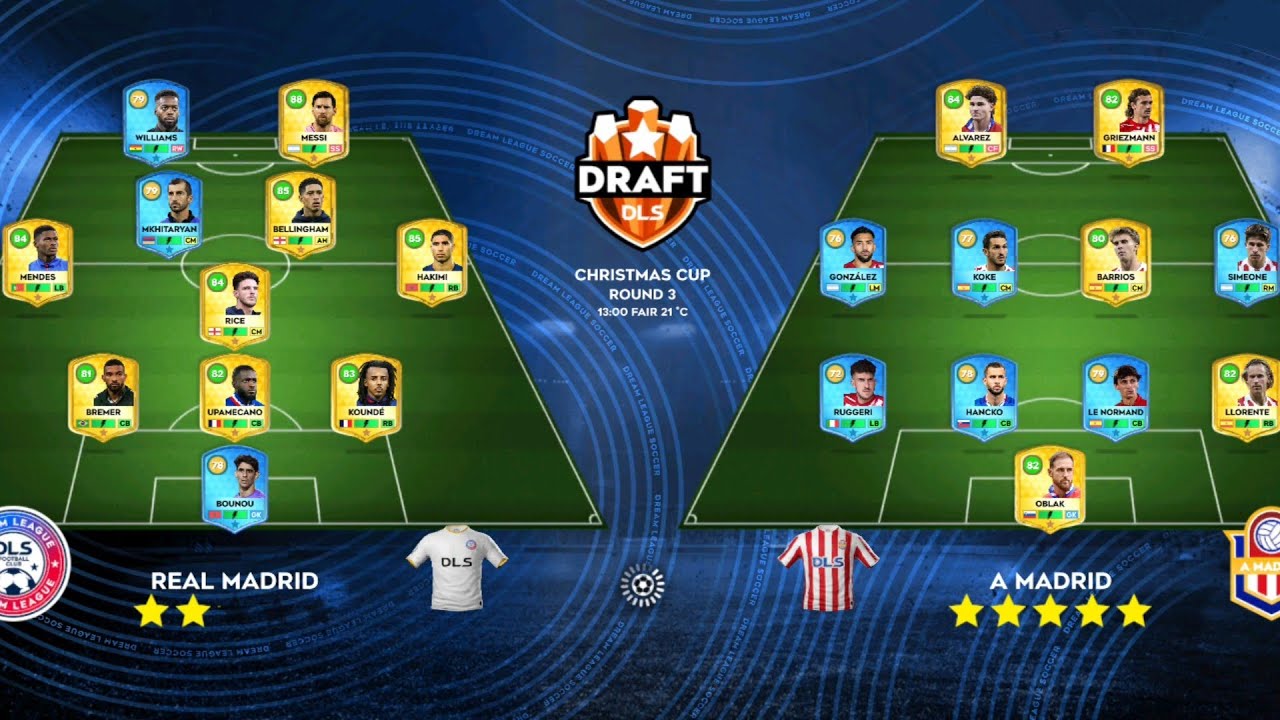 DLS26 REAL MADRID VS A MADRID VS NAPOLI