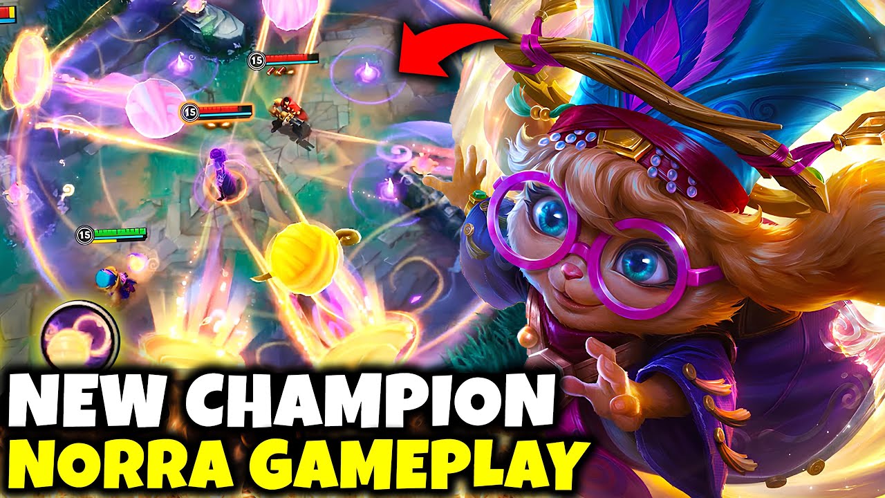 YENİ ŞAMPİYON NORRA OYNANIŞ RUN & BUILD | Wild Rift A-Z Norra🔥