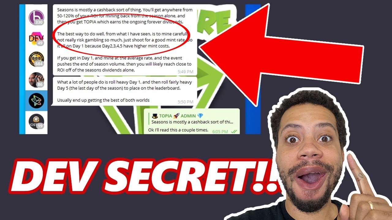 MINING RESETS EVERY 5 DAYS!!! (DEV REVEALS HOW TO BEAT TRONTOPIA)