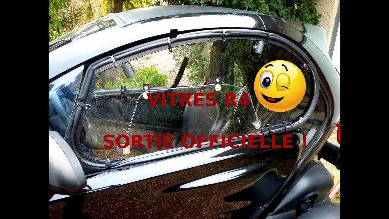R4 windows for Renault Twizy / Vitres R4 pour Renault Twizy