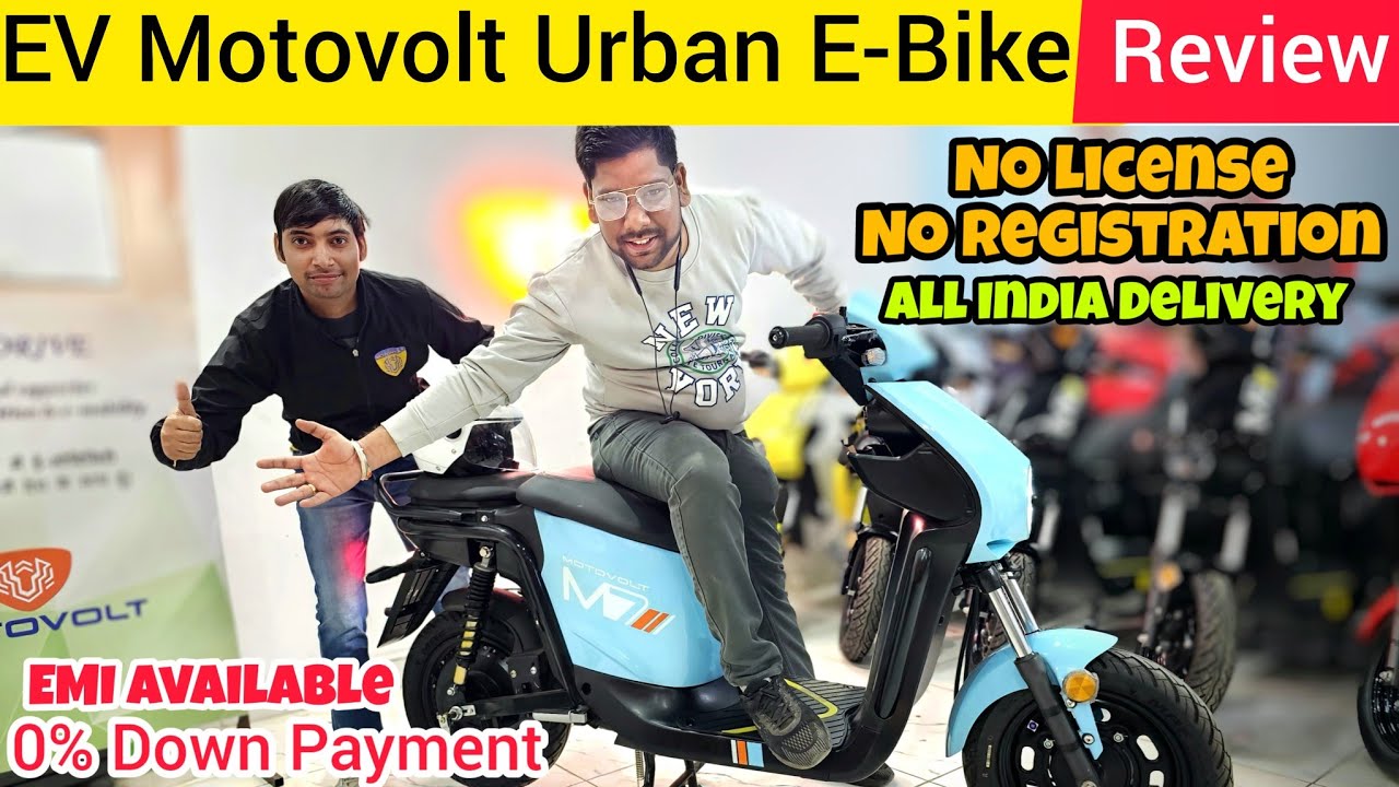 Genuine Review Motovolt Urban M7 Best E-Bike Battery Cycle No License No Registration EMI Available