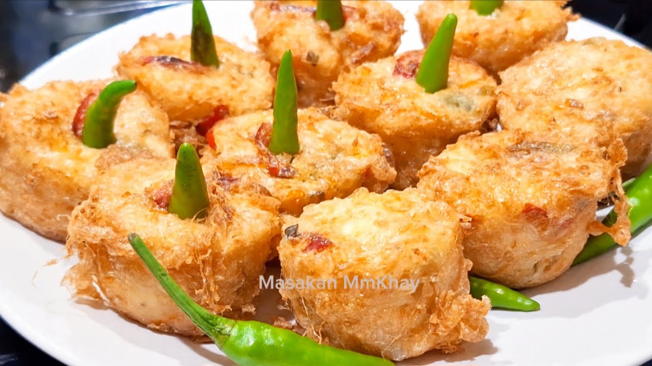 IDE Takjil Buka Puasa .... Begini Cara Membuat Gorengan Enak Dari Bihun Tahu Dan Telur 