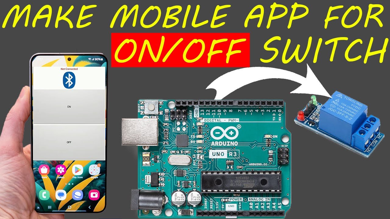 How to make an Android App using MIT App Inventor for Arduino Relay