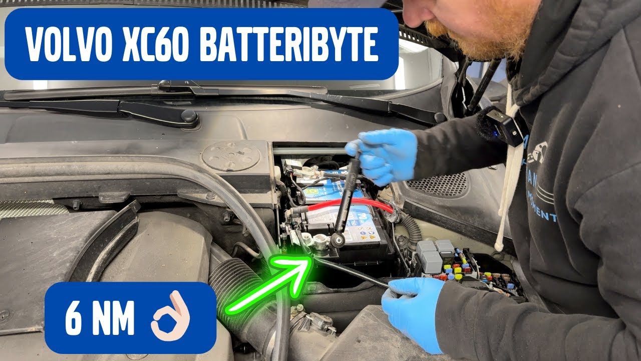 Batteribyte Volvo XC60 2008 - 2018