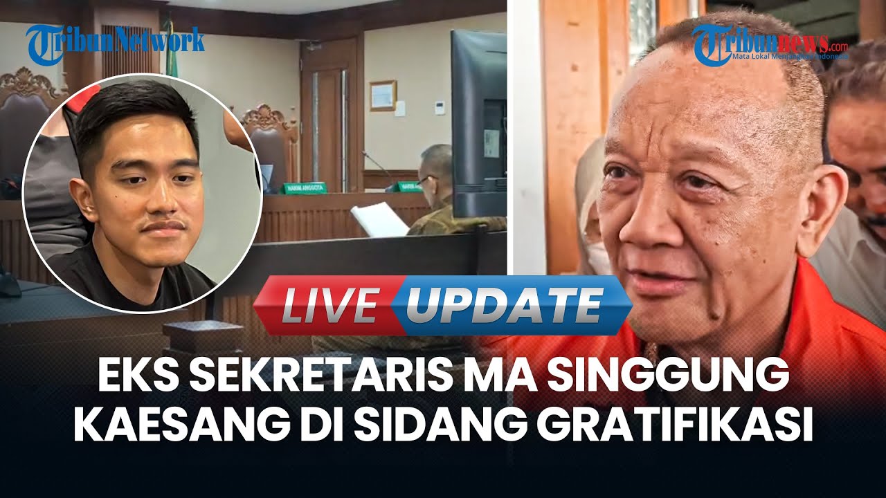 🔴LIVE UPDATE | Jet Pribadi Kaesang Disorot di Kasus Gratifikasi Eks Sekretaris MA Nurhadi