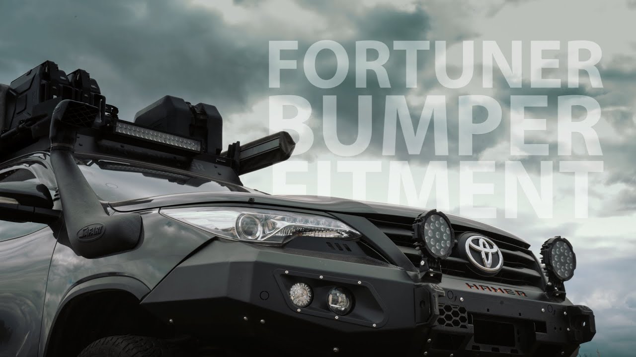 Установка бампера Hamer King Series своими руками на Jabari (мой Toyota Fortuner)