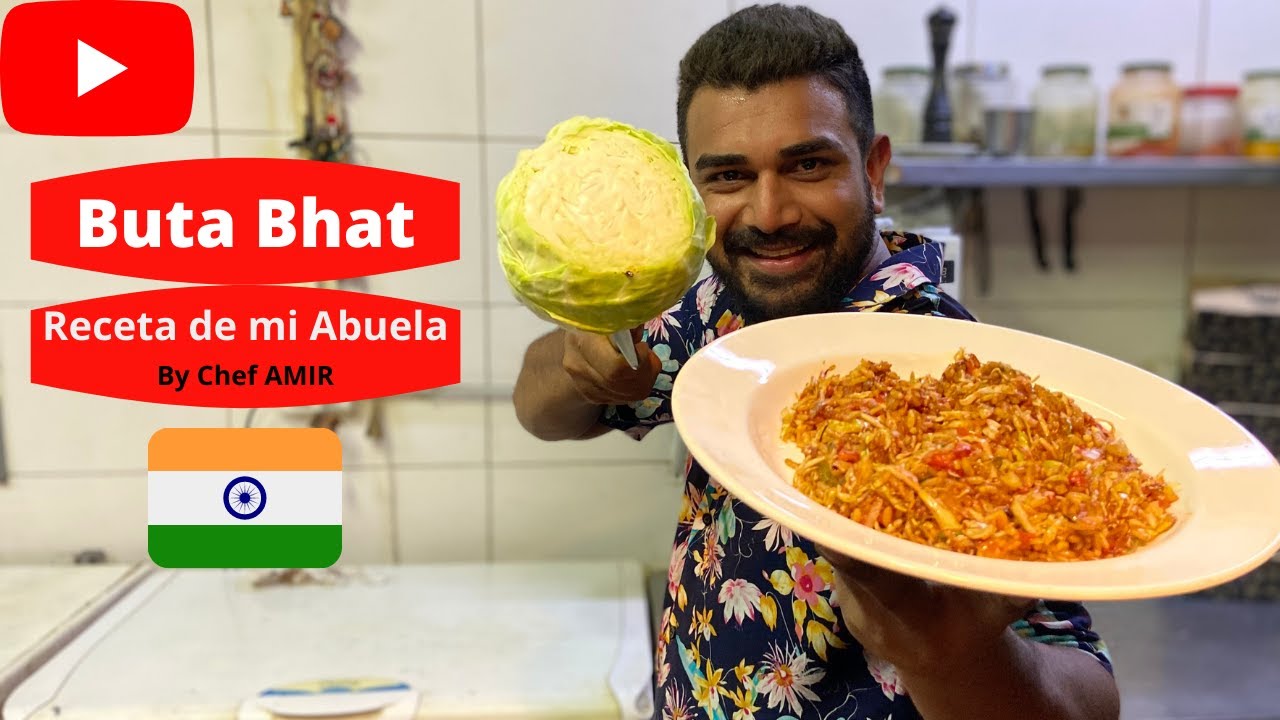 *Comida INDIA Vegetariana, BUTA BHAAT, fácil y deliciosa por CHEF AMIR*
