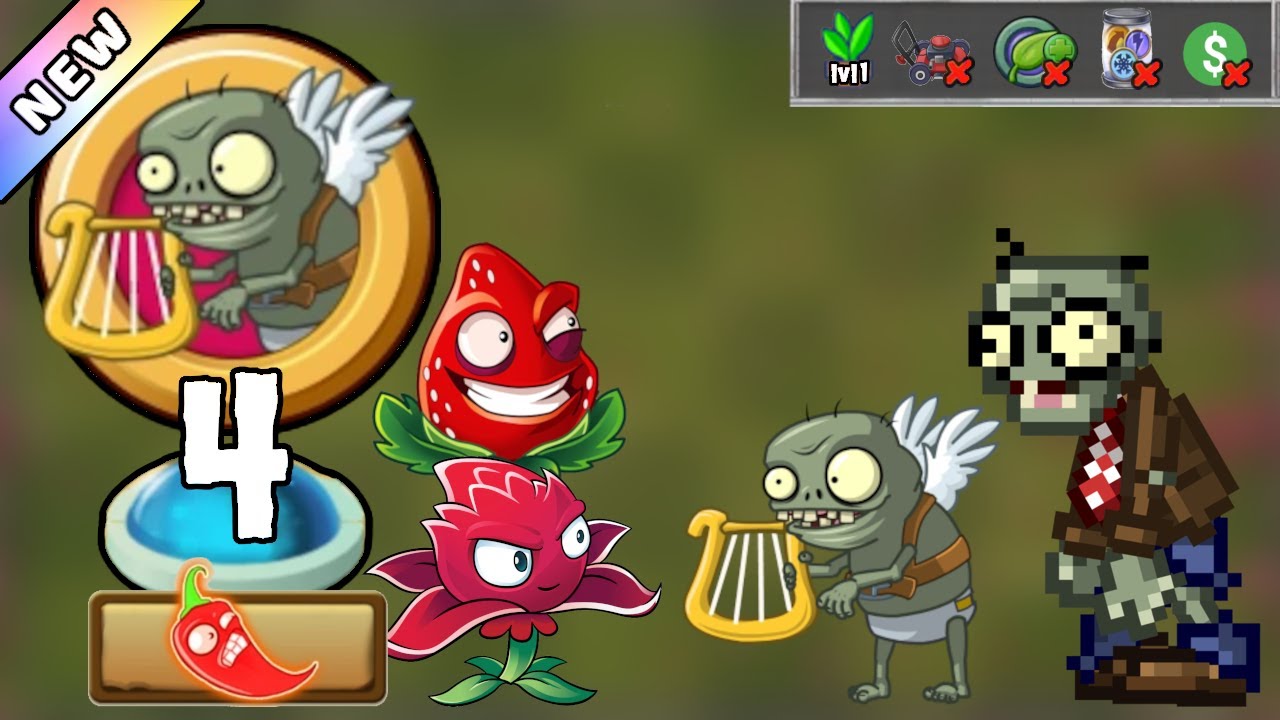 PvZ2 - Valenbrainz 2026 Level 4 Easy [Plants Lvl 1 & No Premium] + DOWNLOAD