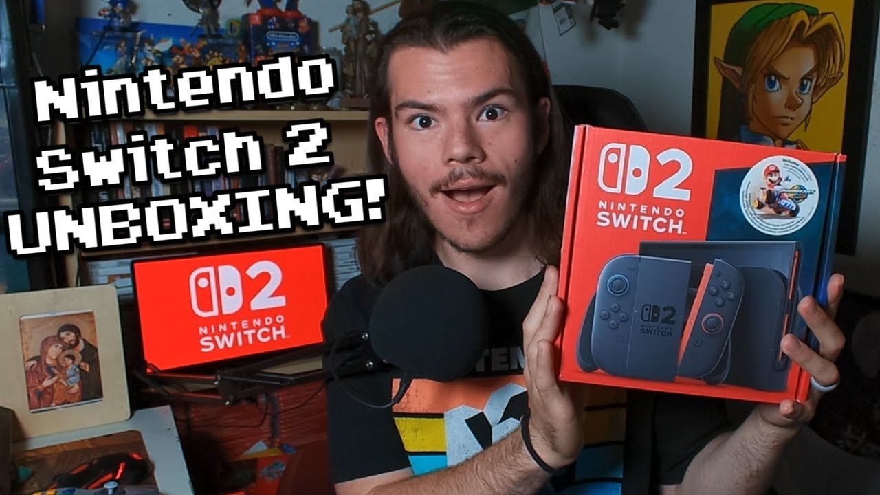 Распаковка и настройка моей Nintendo Switch 2!