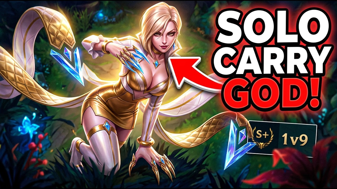 This Is How You Properly Carry Games Like A Smurf As Evelynn Jungle!