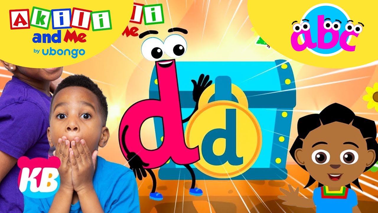 Find the Letter D with Kamdenboy & Kyraboo | ABC learning | Learn and Play with Akili and Me