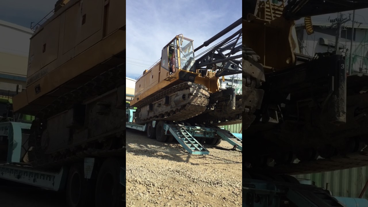 Unload crawler crane