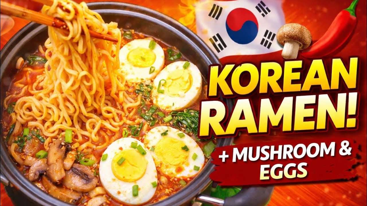 Homemade Korean Ramen | You'll love it 