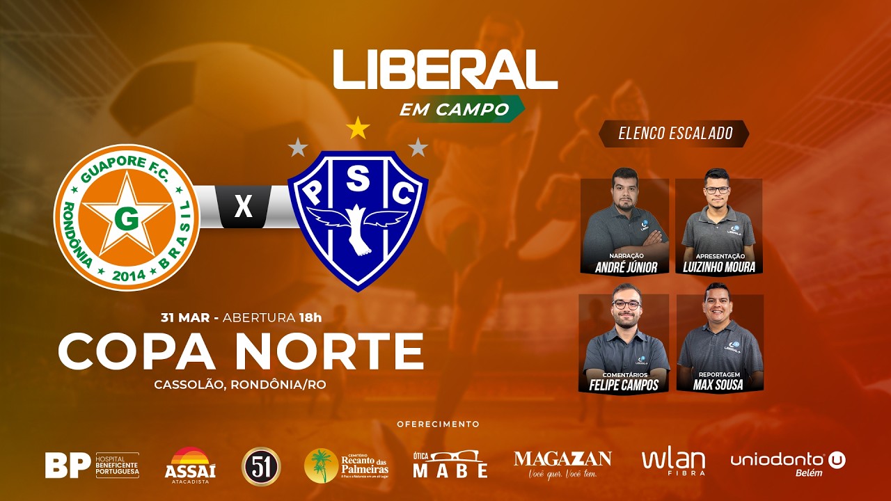 🔥 AO VIVO: GUAPOR&Eacute;-RO X PAYSANDU | COPA VERDE 2026 | TRANSMISS&Atilde;O AO VIVO E COM NARRA&Ccedil;&Atilde;O