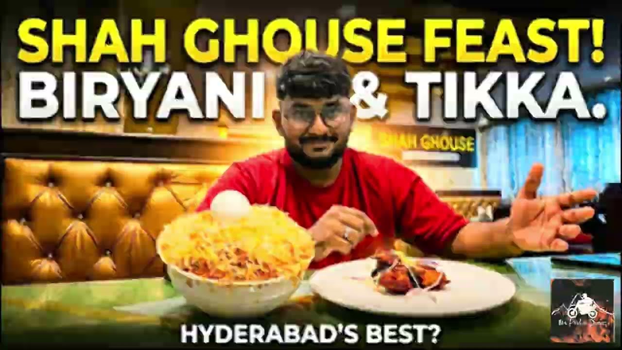 Hyderabad’s Famous Shah Ghouse Biryani & Tikka 🔥 Is It Really the Best?