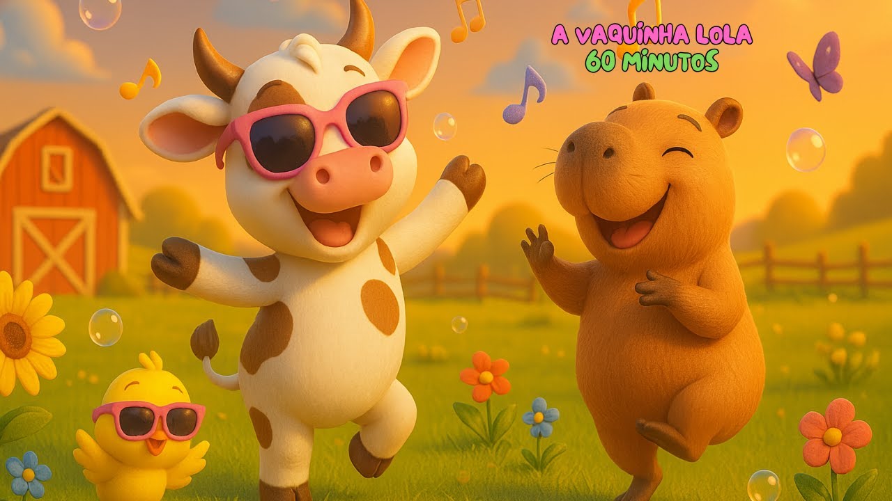 A Vaquinha Lola | Dança da Capivara | Música Infantil |  Canção  dos Bichinhos | Turma da Gabi