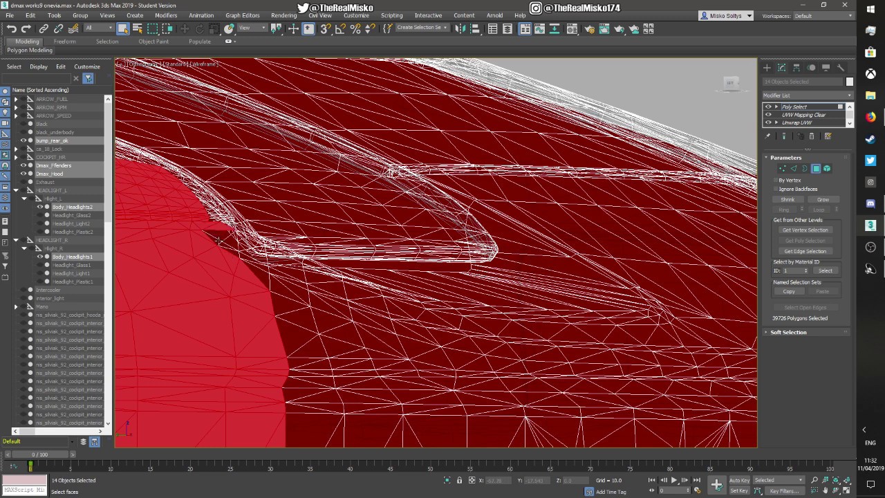 Vehicle UV Mapping Tutorial - Assetto Corsa Modding - 3ds Max 2019